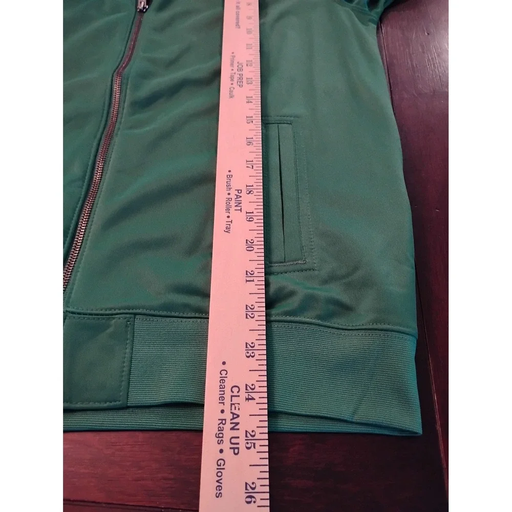 Converse All Star Track Jacket Green Blue Stripe XL Boys 13-15 Years Full Zip